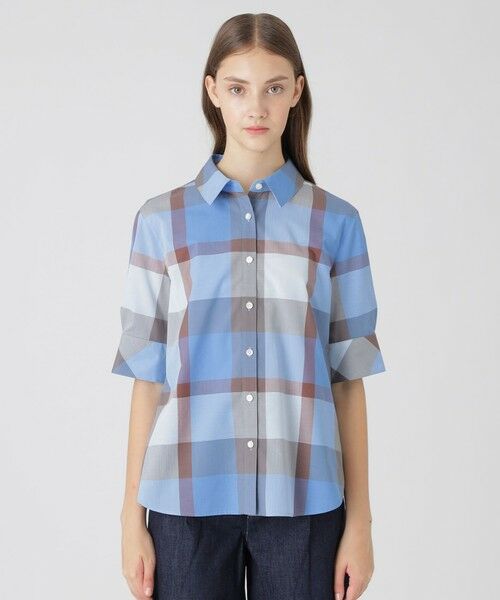 BLUE LABEL / BLACK LABEL CRESTBRIDGE / ブルーレーベル / ブラックレーベル・クレストブリッジ  シャツ・ブラウス | クレストブリッジチェックブラウス | 詳細9