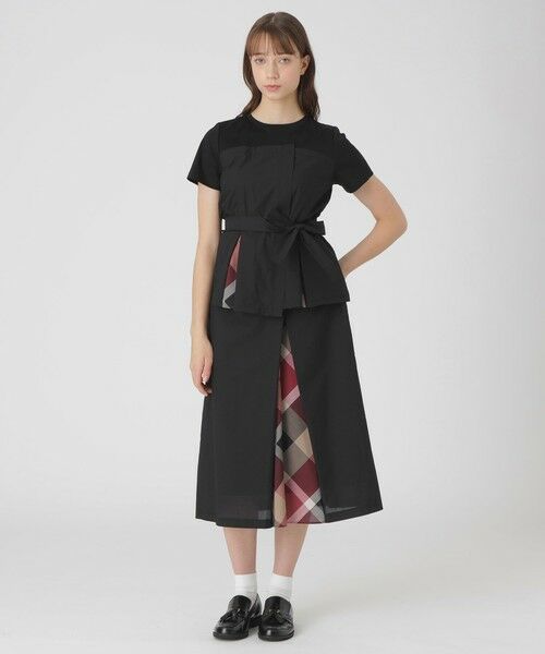 BLUE LABEL / BLACK LABEL CRESTBRIDGE / ブルーレーベル / ブラックレーベル・クレストブリッジ  シャツ・ブラウス | 【接触冷感】【吸水速乾】クールドライビスチェコンビトップス | 詳細1