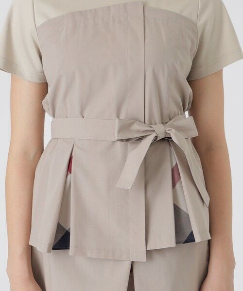 BLUE LABEL / BLACK LABEL CRESTBRIDGE / ブルーレーベル / ブラックレーベル・クレストブリッジ  シャツ・ブラウス | 【接触冷感】【吸水速乾】クールドライビスチェコンビトップス | 詳細10