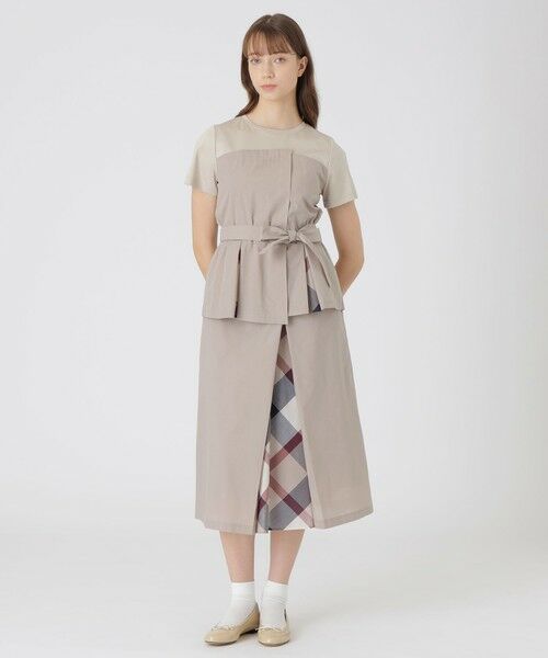 BLUE LABEL / BLACK LABEL CRESTBRIDGE / ブルーレーベル / ブラックレーベル・クレストブリッジ  シャツ・ブラウス | 【接触冷感】【吸水速乾】クールドライビスチェコンビトップス | 詳細7