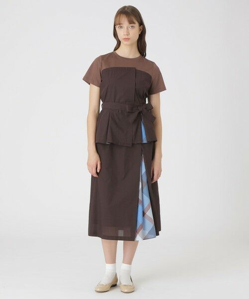 BLUE LABEL / BLACK LABEL CRESTBRIDGE / ブルーレーベル / ブラックレーベル・クレストブリッジ  シャツ・ブラウス | 【接触冷感】【吸水速乾】クールドライビスチェコンビトップス | 詳細13