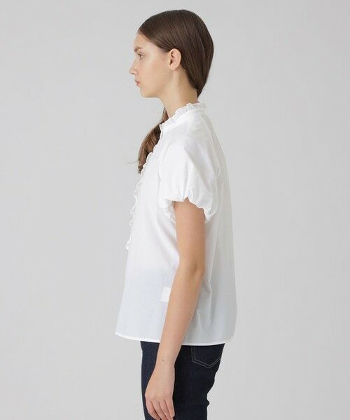 BLUE LABEL / BLACK LABEL CRESTBRIDGE / ブルーレーベル / ブラックレーベル・クレストブリッジ  シャツ・ブラウス | ドライクリアシャンブレーフリルブラウス | 詳細2