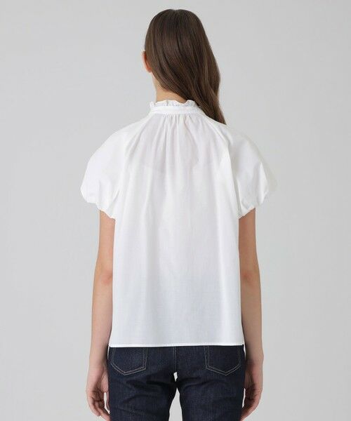 BLUE LABEL / BLACK LABEL CRESTBRIDGE / ブルーレーベル / ブラックレーベル・クレストブリッジ  シャツ・ブラウス | ドライクリアシャンブレーフリルブラウス | 詳細3