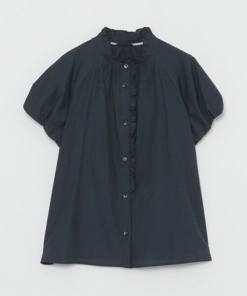 BLUE LABEL / BLACK LABEL CRESTBRIDGE / ブルーレーベル / ブラックレーベル・クレストブリッジ  シャツ・ブラウス | ドライクリアシャンブレーフリルブラウス | 詳細10