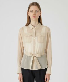 BLUE LABEL / BLACK LABEL CRESTBRIDGE / ブルーレーベル / ブラックレーベル・クレストブリッジ  シャツ・ブラウス | スパンボイルライクタイプライターブラウス