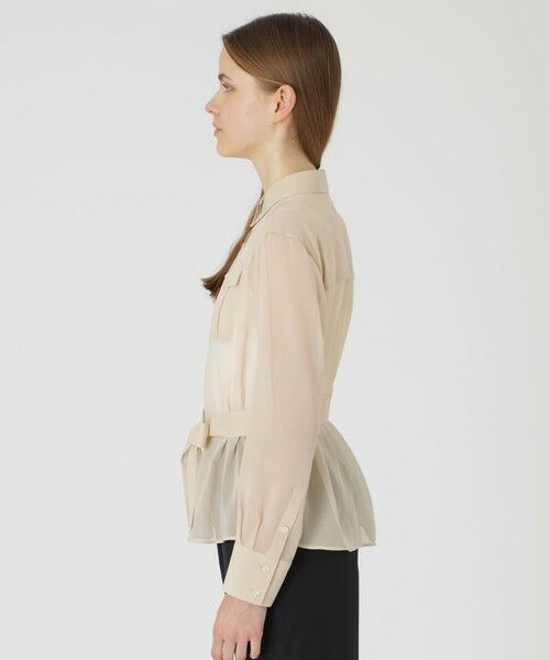 BLUE LABEL / BLACK LABEL CRESTBRIDGE / ブルーレーベル / ブラックレーベル・クレストブリッジ  シャツ・ブラウス | スパンボイルライクタイプライターブラウス | 詳細6