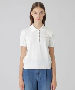美品 バーバリーブルーレーベル サマーニット アンサンブル 38 オフホワイト 美品 バーバリーブルーレーベル サマーニット アンサンブル 38