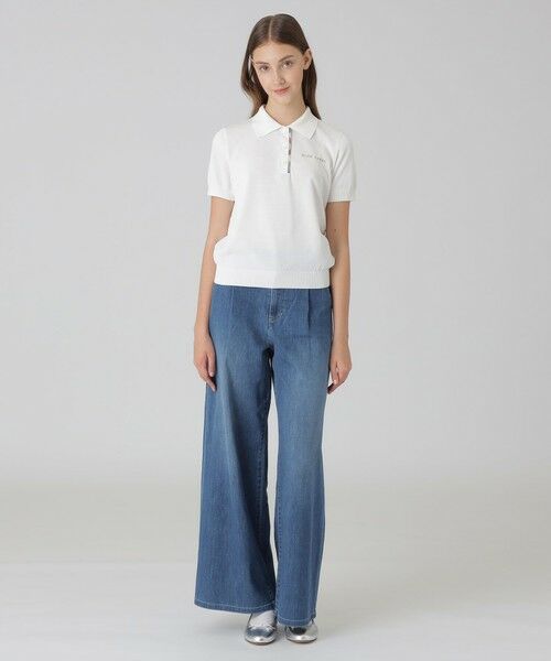 BLUE LABEL / BLACK LABEL CRESTBRIDGE / ブルーレーベル / ブラックレーベル・クレストブリッジ  ニット・セーター | コットンナイロンニットポロ | 詳細1