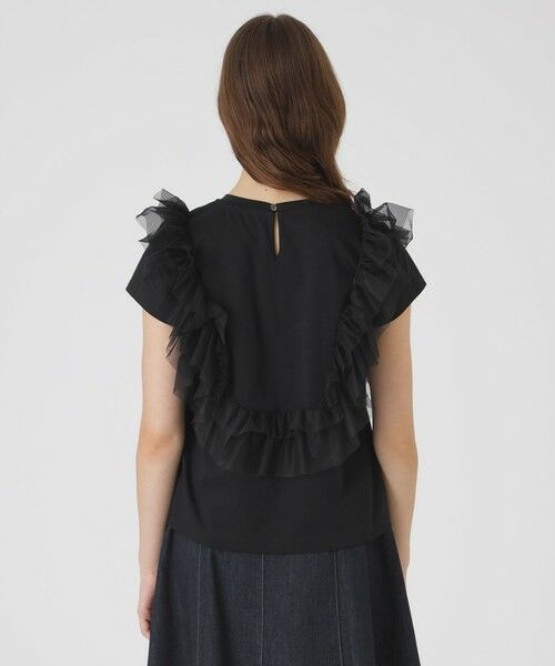 BLUE LABEL / BLACK LABEL CRESTBRIDGE / ブルーレーベル / ブラックレーベル・クレストブリッジ  カットソー | コットンライトポンチフリルチュールカットソー | 詳細10