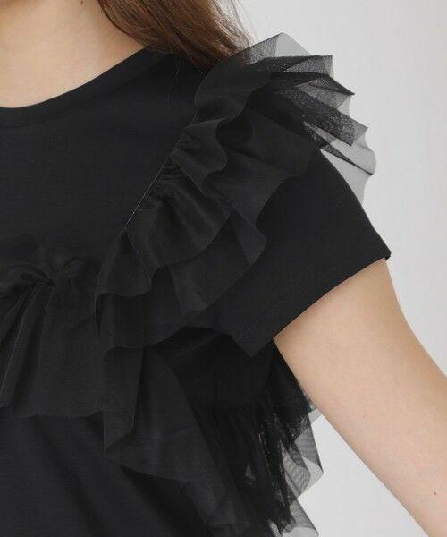 BLUE LABEL / BLACK LABEL CRESTBRIDGE / ブルーレーベル / ブラックレーベル・クレストブリッジ  カットソー | コットンライトポンチフリルチュールカットソー | 詳細11