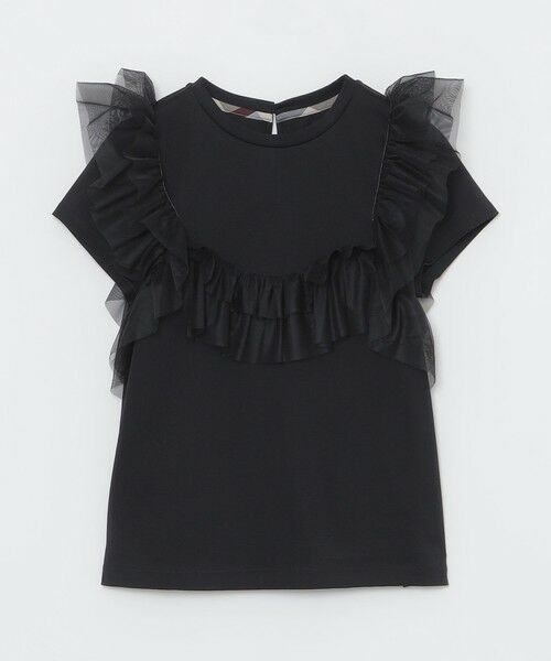 BLUE LABEL / BLACK LABEL CRESTBRIDGE / ブルーレーベル / ブラックレーベル・クレストブリッジ  カットソー | コットンライトポンチフリルチュールカットソー | 詳細14