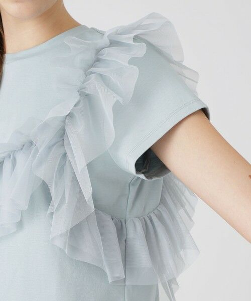 BLUE LABEL / BLACK LABEL CRESTBRIDGE / ブルーレーベル / ブラックレーベル・クレストブリッジ  カットソー | コットンライトポンチフリルチュールカットソー | 詳細18