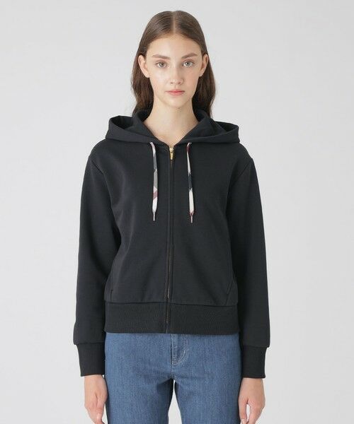 BLUE LABEL / BLACK LABEL CRESTBRIDGE/ブルーレーベル / ブラックレーベル・クレストブリッジ コンパクトソフト裏毛パーカー ネイビー3 40 BLUE LABEL / BLACK LABEL CRESTBRIDGE/ブルーレーベル / ブラックレーベル・クレストブリッジ コンパクトソフト裏毛パーカー ネイビー3 40