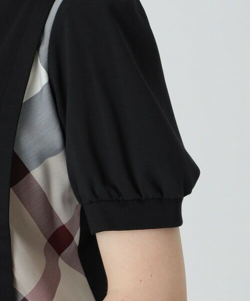 BLUE LABEL / BLACK LABEL CRESTBRIDGE / ブルーレーベル / ブラックレーベル・クレストブリッジ  カットソー | コンパクトピマスムースコンビTシャツ | 詳細9