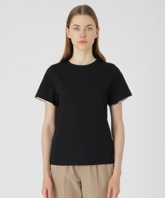 【新品】BLUE LABEL CRESTBRIDGE 半袖Tシャツサイズ38黒 セール】 グラフィックロゴTシャツ （カットソー）｜BLUE LABEL