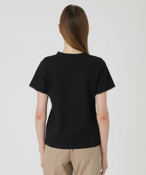 新品タグ24SS✨ブルーレーベルクレストブリッジ ピマコットン天竺Tシャツ 黒 新品タグ24SS✨ブルーレーベルクレストブリッジ ピマコットン