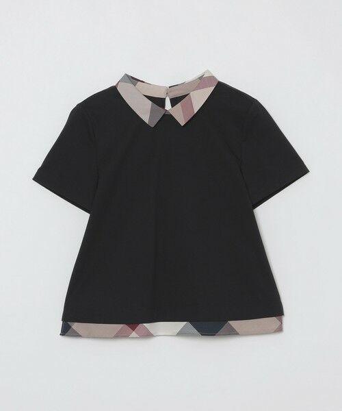 BLUE LABEL / BLACK LABEL CRESTBRIDGE / ブルーレーベル / ブラックレーベル・クレストブリッジ  カットソー | ピマコットンプレーティング天竺パーシャルチェックカットソー | 詳細10