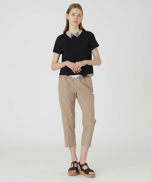 BLUE LABEL / BLACK LABEL CRESTBRIDGE / ブルーレーベル / ブラックレーベル・クレストブリッジ  カットソー | ピマコットンプレーティング天竺パーシャルチェックカットソー | 詳細6