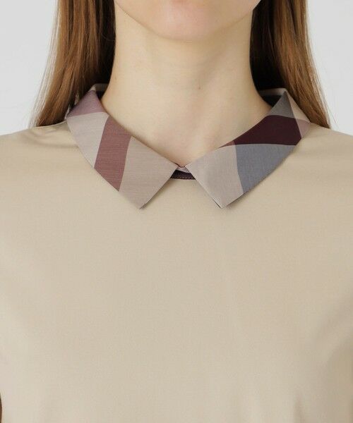 BLUE LABEL / BLACK LABEL CRESTBRIDGE / ブルーレーベル / ブラックレーベル・クレストブリッジ  カットソー | ピマコットンプレーティング天竺パーシャルチェックカットソー | 詳細14