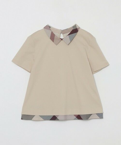 BLUE LABEL / BLACK LABEL CRESTBRIDGE / ブルーレーベル / ブラックレーベル・クレストブリッジ  カットソー | ピマコットンプレーティング天竺パーシャルチェックカットソー | 詳細15