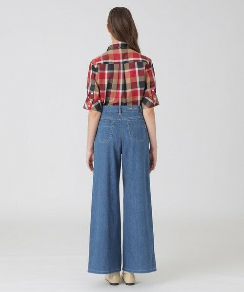 BLUE LABEL / BLACK LABEL CRESTBRIDGE / ブルーレーベル / ブラックレーベル・クレストブリッジ その他パンツ | ライトデニムワイドパンツ | 詳細3