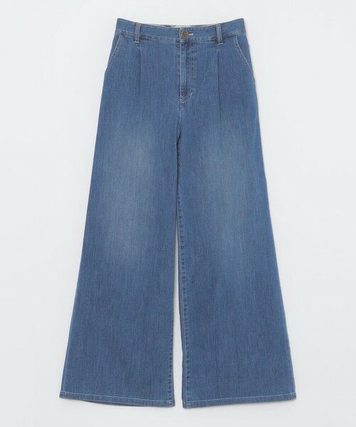 BLUE LABEL / BLACK LABEL CRESTBRIDGE / ブルーレーベル / ブラックレーベル・クレストブリッジ その他パンツ | ライトデニムワイドパンツ | 詳細9