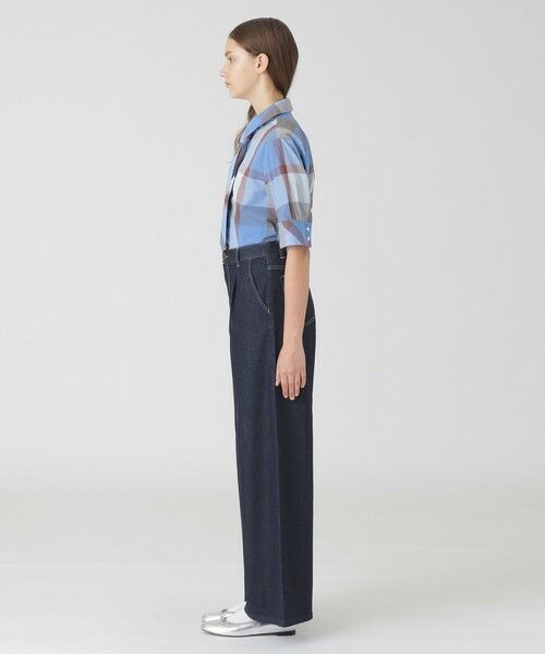 BLUE LABEL / BLACK LABEL CRESTBRIDGE / ブルーレーベル / ブラックレーベル・クレストブリッジ その他パンツ | ライトデニムワイドパンツ | 詳細11
