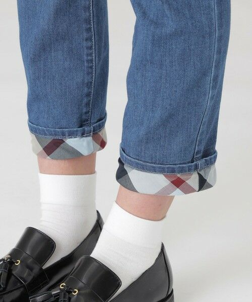 BLUE LABEL / BLACK LABEL CRESTBRIDGE / ブルーレーベル / ブラックレーベル・クレストブリッジ その他パンツ | ライトデニムハイライズストレートパンツ | 詳細8