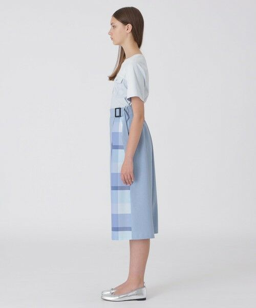 BLUE LABEL / BLACK LABEL CRESTBRIDGE / ブルーレーベル / ブラックレーベル・クレストブリッジ その他パンツ | ハイカウントナノパーシャルチェックガウチョパンツ | 詳細2