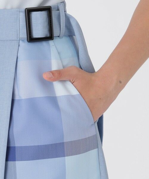 BLUE LABEL / BLACK LABEL CRESTBRIDGE / ブルーレーベル / ブラックレーベル・クレストブリッジ その他パンツ | ハイカウントナノパーシャルチェックガウチョパンツ | 詳細6