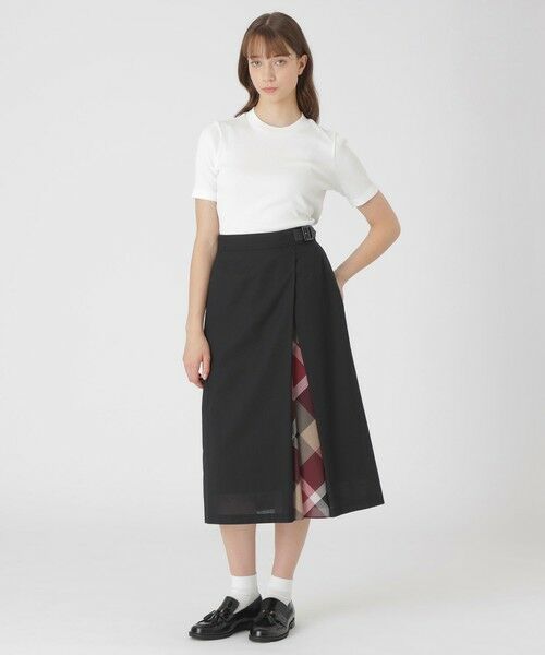 BLUE LABEL / BLACK LABEL CRESTBRIDGE / ブルーレーベル / ブラックレーベル・クレストブリッジ ミニ・ひざ丈スカート | 【接触冷感】【吸水速乾】クールドライスカート | 詳細1