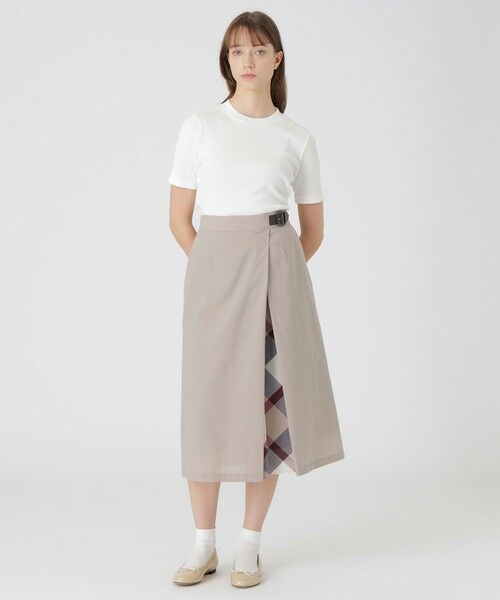 BLUE LABEL / BLACK LABEL CRESTBRIDGE / ブルーレーベル / ブラックレーベル・クレストブリッジ ミニ・ひざ丈スカート | 【接触冷感】【吸水速乾】クールドライスカート | 詳細9