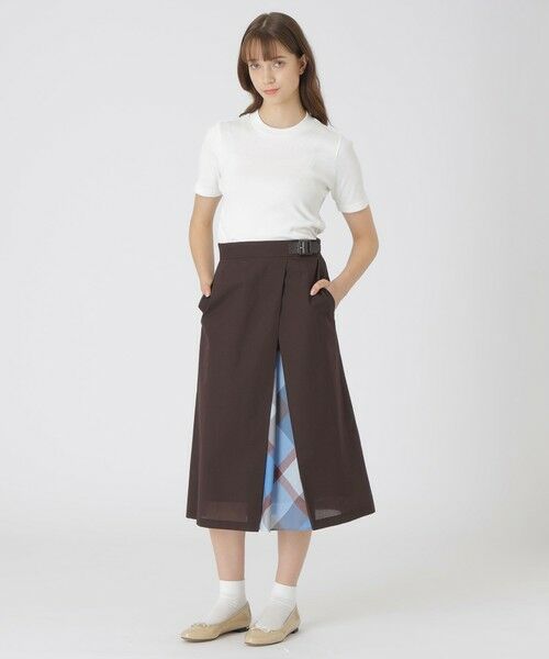 BLUE LABEL / BLACK LABEL CRESTBRIDGE / ブルーレーベル / ブラックレーベル・クレストブリッジ ミニ・ひざ丈スカート | 【接触冷感】【吸水速乾】クールドライスカート | 詳細17