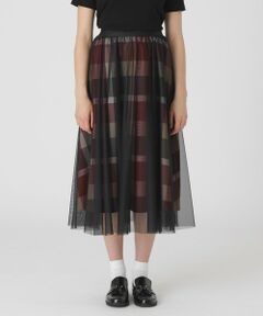 ブルーレーベル　ピンク×ブルー系スカート 2025年最新】BLUE LABEL CRESTBRIDGE カラー：ピンク系 フレア