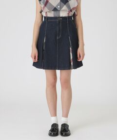 ブルーレーベル　スカート 店舗限定】クレストブリッジチェックサキソニードビーオーバー