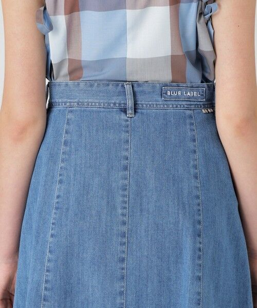 BLUE LABEL / BLACK LABEL CRESTBRIDGE / ブルーレーベル / ブラックレーベル・クレストブリッジ  ミニ・ひざ丈スカート | デニムミニスカート | 詳細5