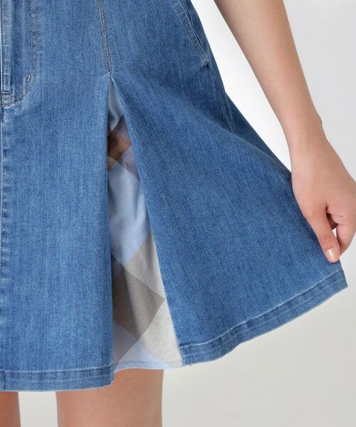 BLUE LABEL / BLACK LABEL CRESTBRIDGE / ブルーレーベル / ブラックレーベル・クレストブリッジ  ミニ・ひざ丈スカート | デニムミニスカート | 詳細7