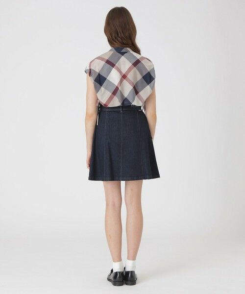 デニムミニスカート （ミニ・ひざ丈スカート）｜BLUE LABEL