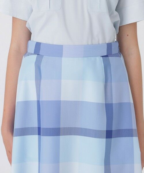 BLUE LABEL / BLACK LABEL CRESTBRIDGE / ブルーレーベル / ブラックレーベル・クレストブリッジ  ミニ・ひざ丈スカート | クレストブリッジチェックライトクロッシングツイルスカート | 詳細4
