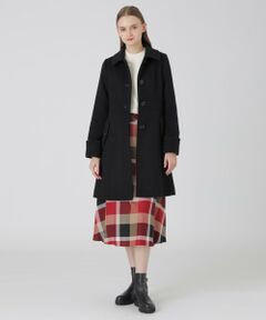 BLUE LABEL CRESTBRIDGE ブラックコート38 ファインウールダブルビーバースタンドカラーコート （その他