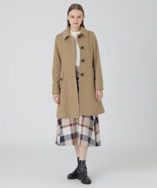 BLUE LABEL / BLACK LABEL CRESTBRIDGE/ブルーレーベル / ブラックレーベル・クレストブリッジ 【一部店舗限定】ライトビーバーステンコート ベージュ6 38 BLUE LABEL / BLACK LABEL CRESTBRIDGE/ブルーレーベル / ブラックレーベル・クレストブリッジ 【一部店舗限定】ライトビーバーステンコート ベージュ6 38