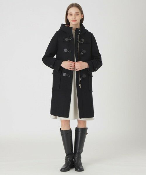 BLUE LABEL / BLACK LABEL CRESTBRIDGE / ブルーレーベル / ブラックレーベル・クレストブリッジ  その他アウター | 【一部店舗限定】パイルメルトンダッフルコート（ブラック）