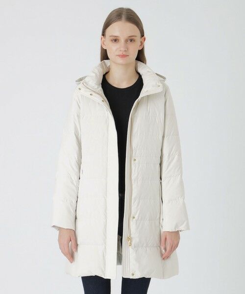 BLUE LABEL / BLACK LABEL CRESTBRIDGE/ブルーレーベル / ブラックレーベル・クレストブリッジ 【一部店舗限定】ハイマルチピーチタフタロングダウンコート オフホワイト2 38 BLUE LABEL / BLACK LABEL CRESTBRIDGE/ブルーレーベル / ブラックレーベル・クレストブリッジ 【一部店舗限定】ハイマルチピーチタフタロングダウンコート オフホワイト2 38