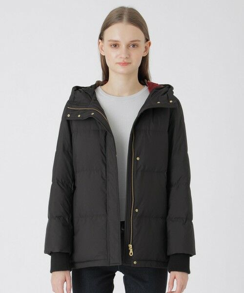 BLUE LABEL / BLACK LABEL CRESTBRIDGE / ブルーレーベル / ブラックレーベル・クレストブリッジ  その他アウター | 【一部店舗限定】ハイマルチピーチタフタミドルダウンコート（ブラック）