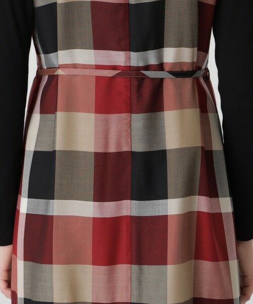 BLUE LABEL / BLACK LABEL CRESTBRIDGE / ブルーレーベル / ブラックレーベル・クレストブリッジ  ドレス | 【一部店舗限定】クレストブリッジチェックエアリーツイルテレココンビドレス | 詳細5