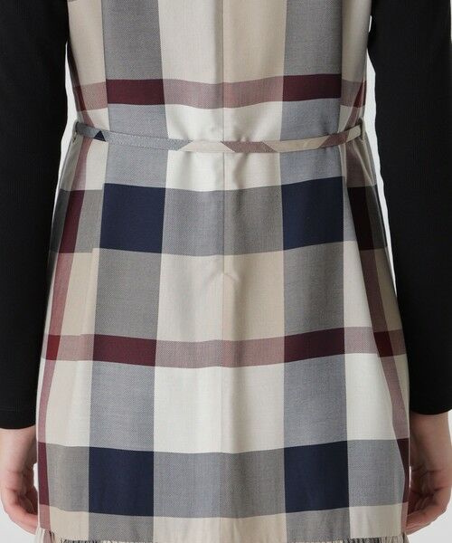 BLUE LABEL / BLACK LABEL CRESTBRIDGE / ブルーレーベル / ブラックレーベル・クレストブリッジ  ドレス | 【一部店舗限定】クレストブリッジチェックエアリーツイルテレココンビドレス | 詳細11