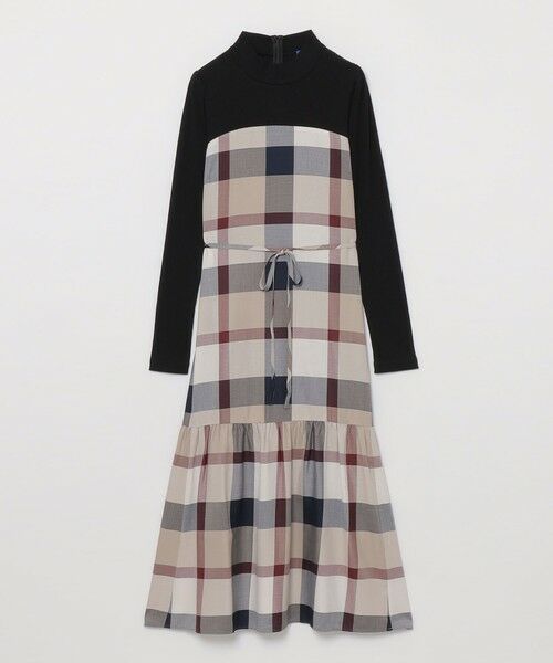 BLUE LABEL / BLACK LABEL CRESTBRIDGE / ブルーレーベル / ブラックレーベル・クレストブリッジ  ドレス | 【一部店舗限定】クレストブリッジチェックエアリーツイルテレココンビドレス | 詳細12