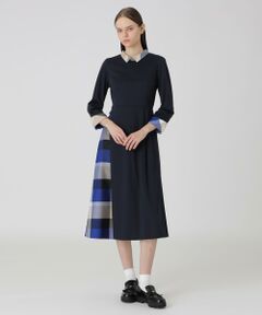 美品♡バーバリーブルーレーベル クレストブリッジ　水色ワンピース BLUE LABEL CRESTBRIDGE（ブルーレーベルクレストブリッジ）の
