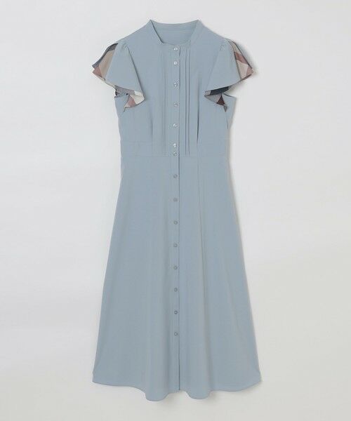 ブルーレーベルクレストブリッジ　シルキータフタシャツドレス 楽天市場】【SALE／22%OFF】シルキータフタシャツドレス BLUE