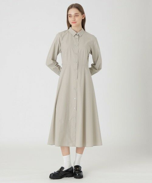 BLUE LABEL / BLACK LABEL CRESTBRIDGE / ブルーレーベル / ブラックレーベル・クレストブリッジ ドレス | 【一部店舗限定】レーヨンブロードシャツドレス | 詳細10